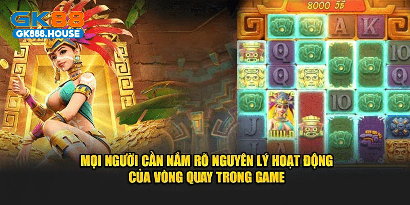 Mọi người cần nắm rõ nguyên lý hoạt động của vòng quay trong game