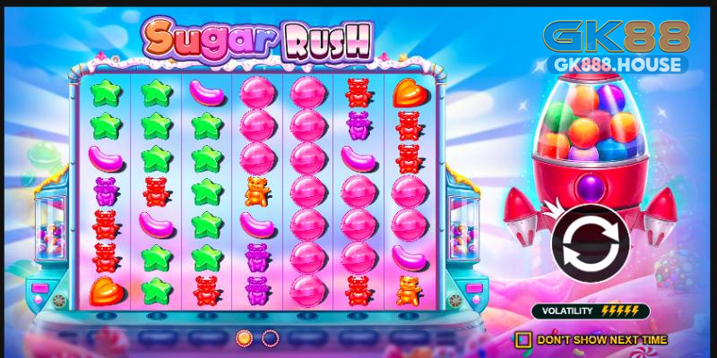 Khám phá những thông tin chính về trò chơi GK88 Sugar Rush Slot Game