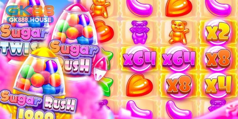 Ưu điểm thu hút người dùng của trò chơi GK88 Sugar Rush Slot Game