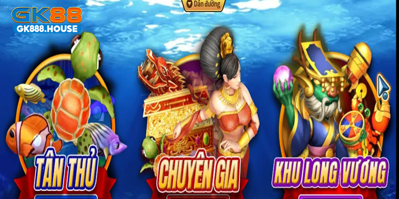 Những phòng chơi có mặt trong game