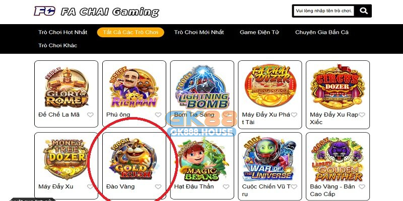 Đôi nét thông tin về GK88 Gold Rush Slot Game